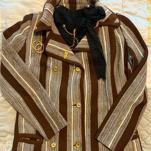 Funky Vintage Sweater Blazer